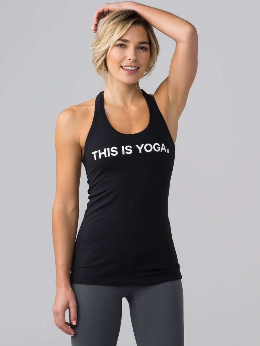 Lululemon Cool Racerback (This Is Yoga) Tank Black W1AXWS